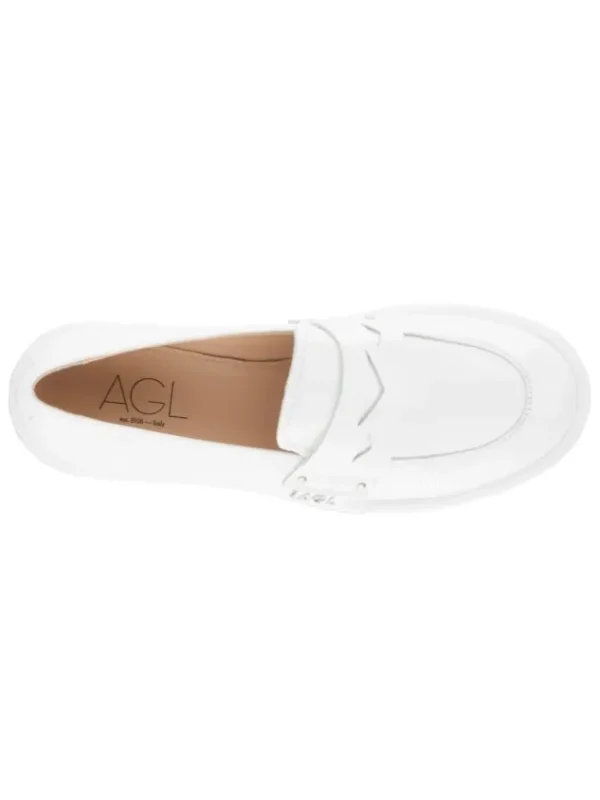 AGL loafers ALISON MOCD763001PD Cream White