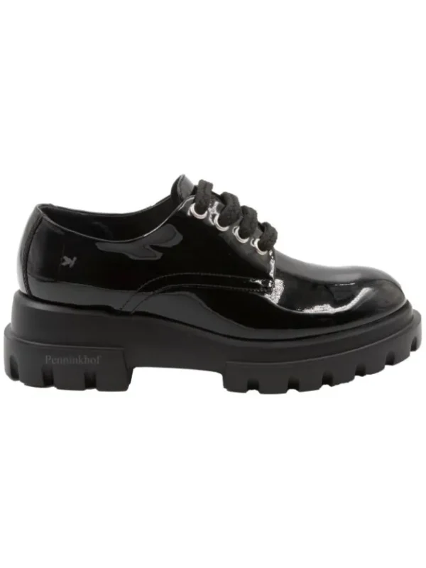 AGL loafers MAXINE LACE UP D756027 Black