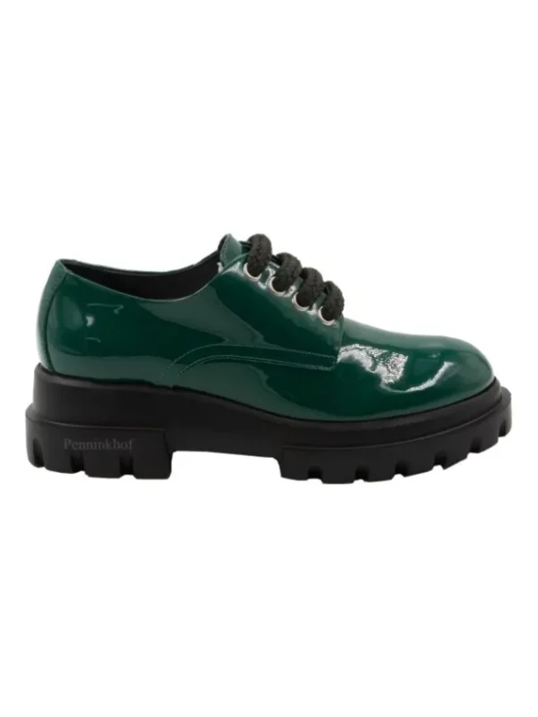 AGL loafers MAXINE LACE UP D756027 Green