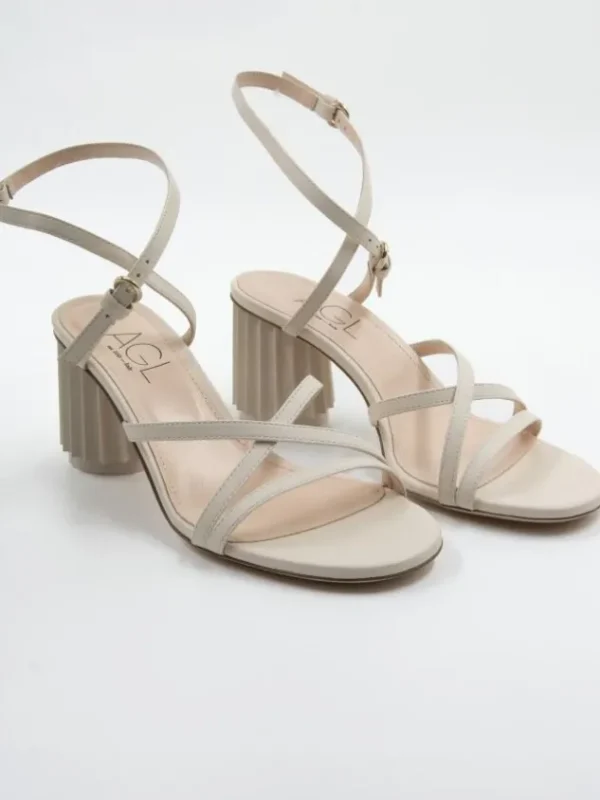 AGL pumps DORICA M STRAPS D684004PCK Cream White