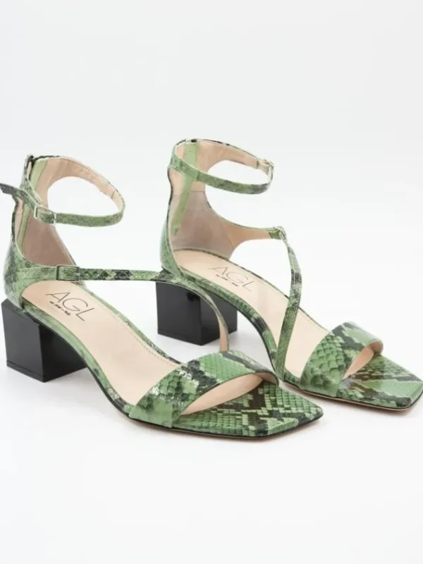AGL sandals ANGIE SANDAL D660007PCK Green
