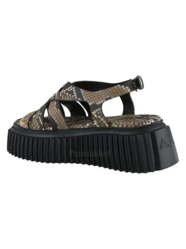 AGL sandals D642056PQK Taupe