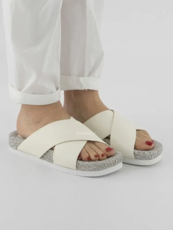 AGL sandals HOLLY D677001PGK Cream White