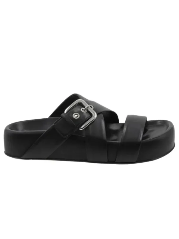 AGL sandals JANE SLIDE D685005 Black