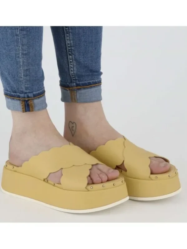AGL sandals NOA D656048PISOFTY0236 Yellow