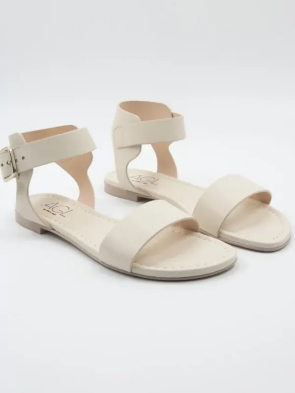 AGL sandals SUMMER SANDAL Cream White