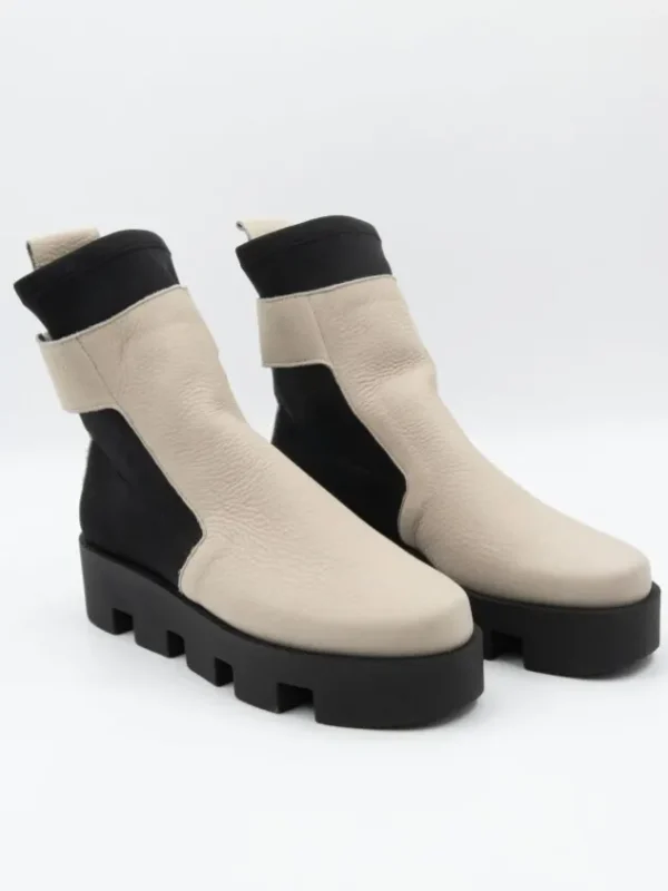 Arche ankle boots TREECK Cream White