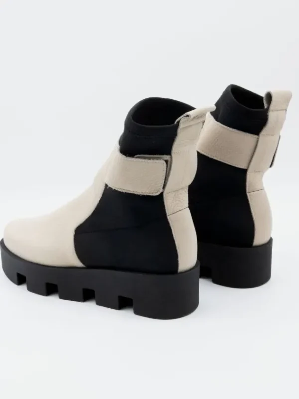Arche ankle boots TREECK Cream White