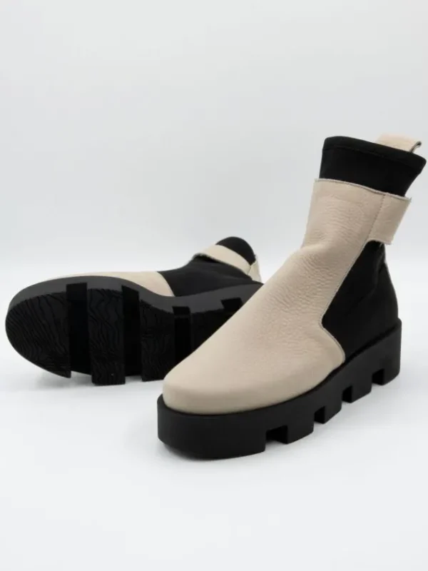 Arche ankle boots TREECK Cream White