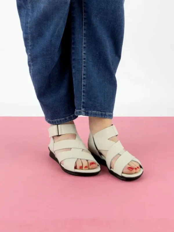Arche sandals AURBAO Cream White