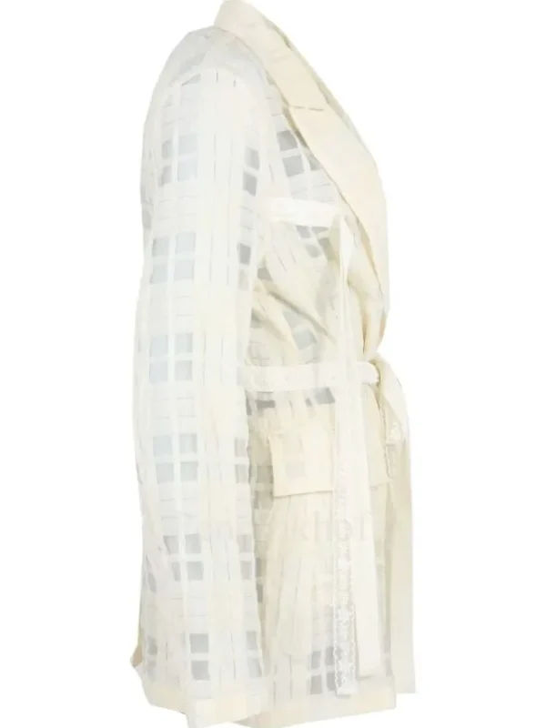 Beatrice B blazers 21FE3782RS71 Cream White