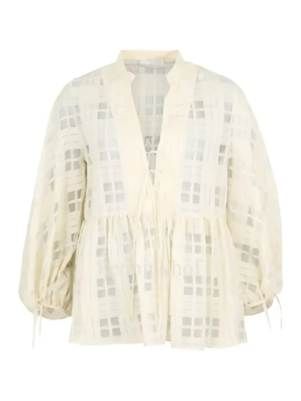Beatrice B blouses 21FE4781RS71 Cream White