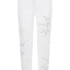 Cambio trousers 7644-0319-04 KARO STICKEREI White