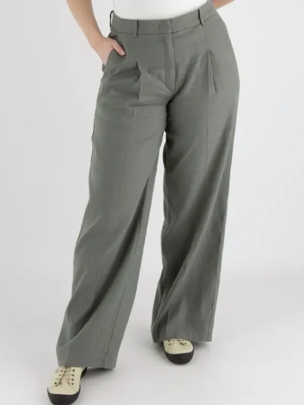 Cambio trousers MIRA PLEAT 8003 0299-00 Green