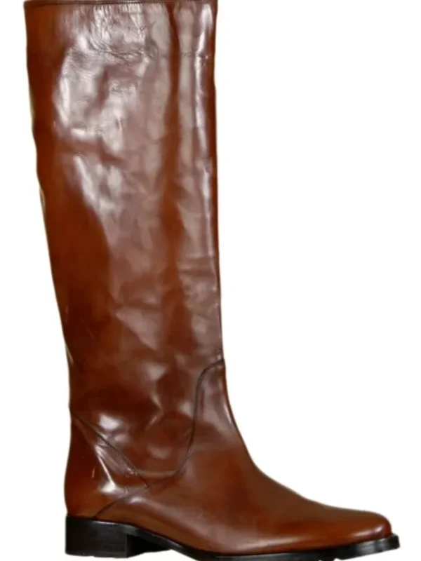 Even and odd boots 233 Cognac
