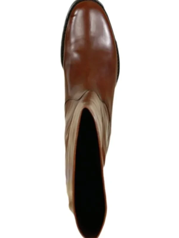 Even and odd boots 233 Cognac