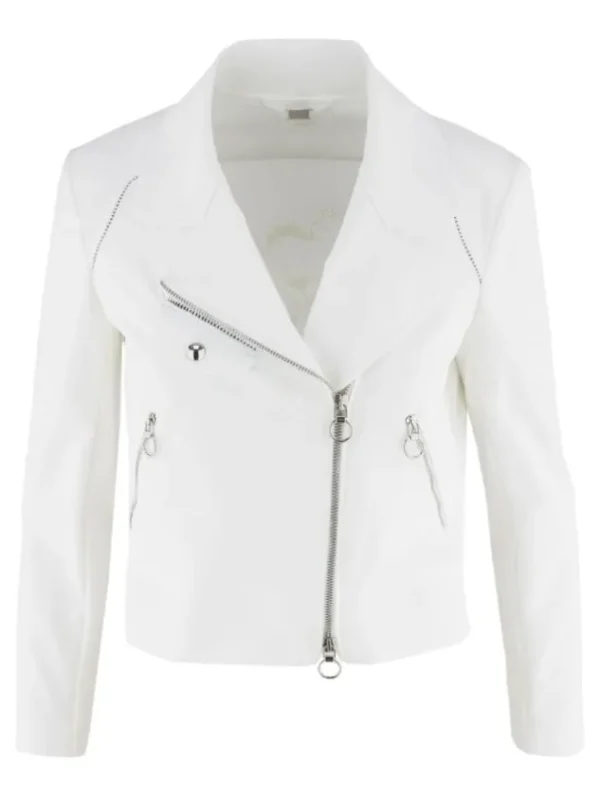 High blazers OBLIQUE S39165 Cream White