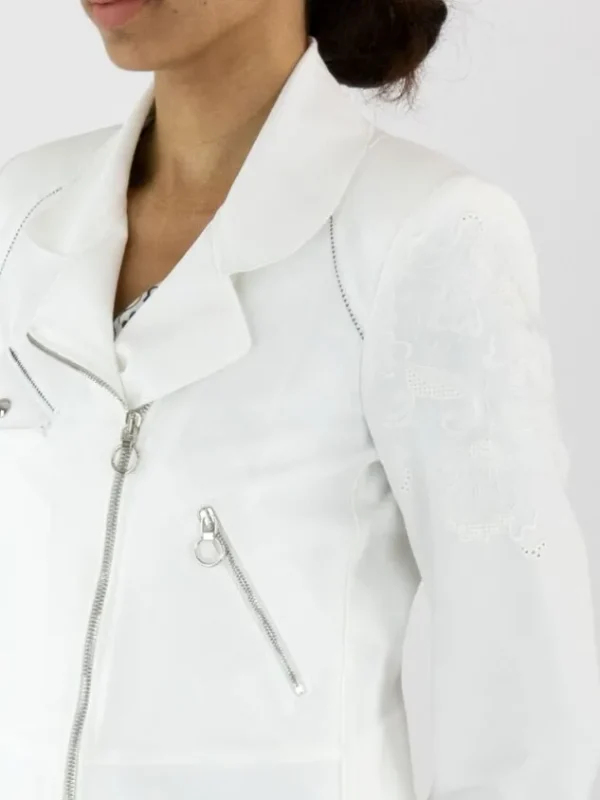 High blazers OBLIQUE S39165 Cream White
