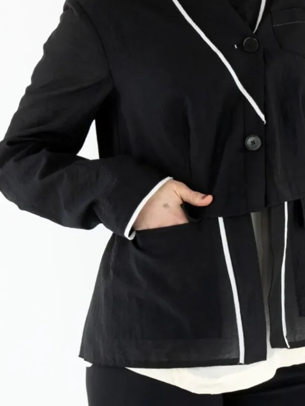 High blazers STAND OUT 930014 Black