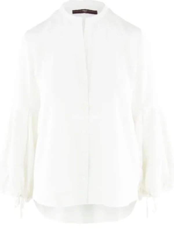 High blouses CALMING S50274 Cream White