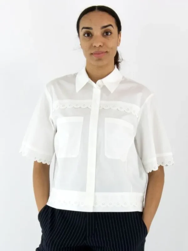 High blouses CATCHPHRAISE 750856 Cream White