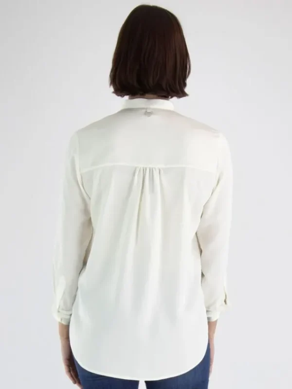 High blouses HARMONIC S50260 Cream White