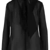 High blouses IN STYLE S50297 Black