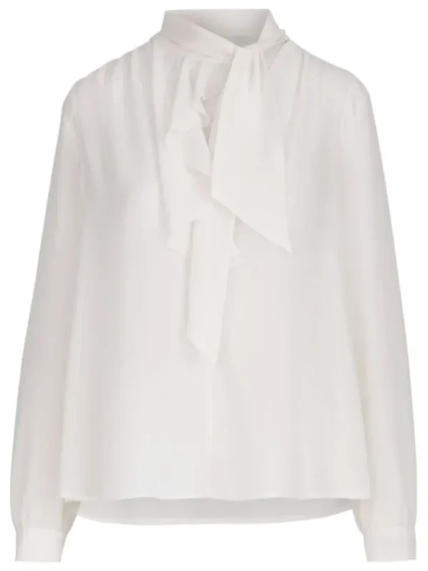 High blouses IN STYLE S50297 Cream White
