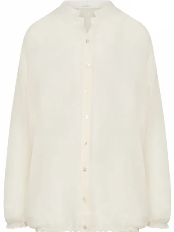 High blouses MANON 750762 Cream White