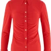High blouses SATISFY S50298 Red