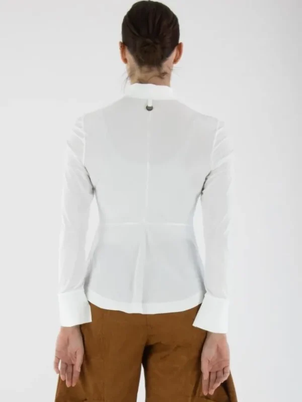 High blouses SATISFY S50298 White