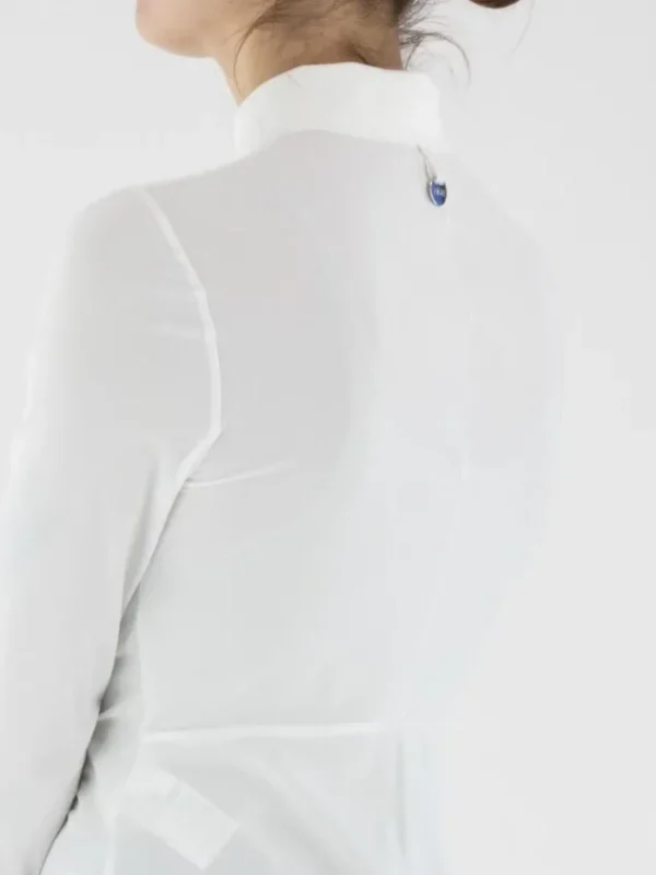 High blouses SATISFY S50298 White