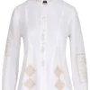 High blouses SEQUENTIAL 730449 White