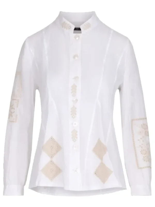 High blouses SEQUENTIAL 730449 White