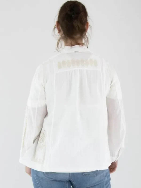 High blouses SEQUENTIAL 730449 White