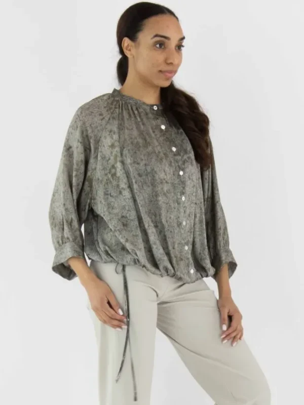 High blouses SIMILE 950040 Green