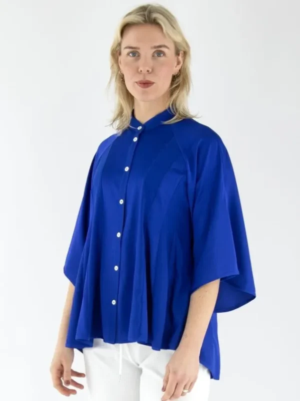 High blouses TULIP S50295 Blue