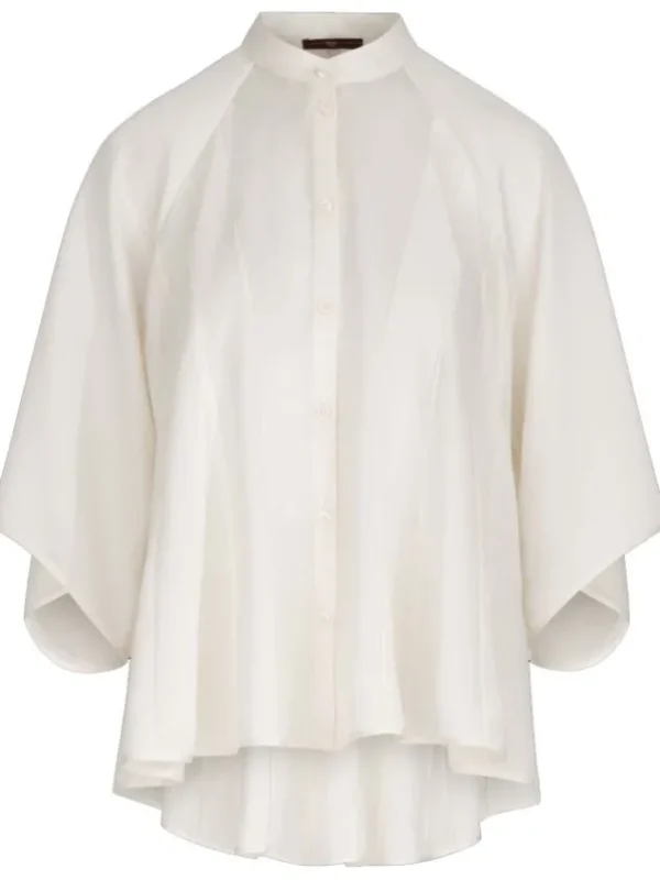 High blouses TULIP S50295 Cream White