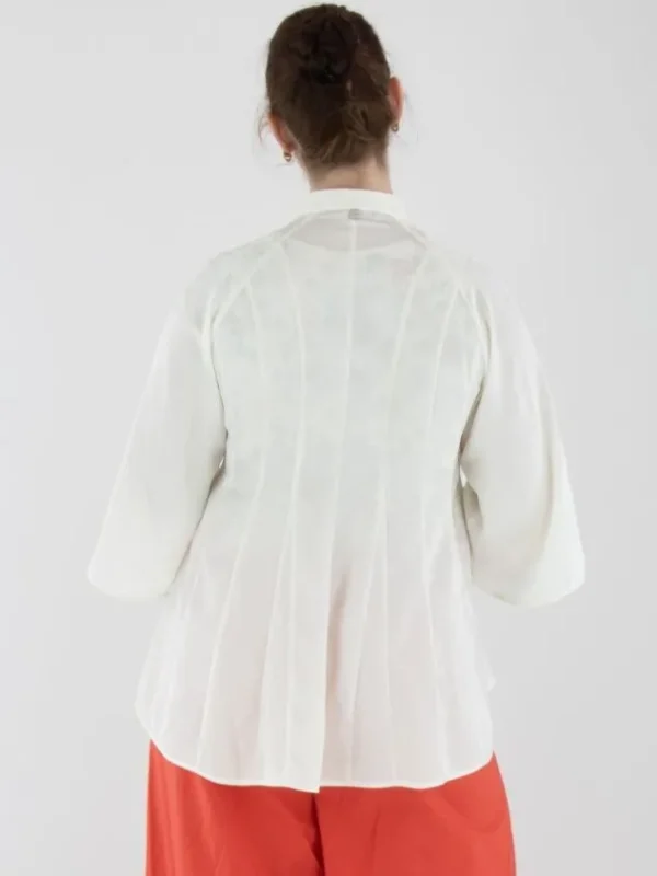 High blouses TULIP S50295 Cream White