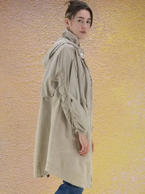 High coats FEARLESS 735037 Beige