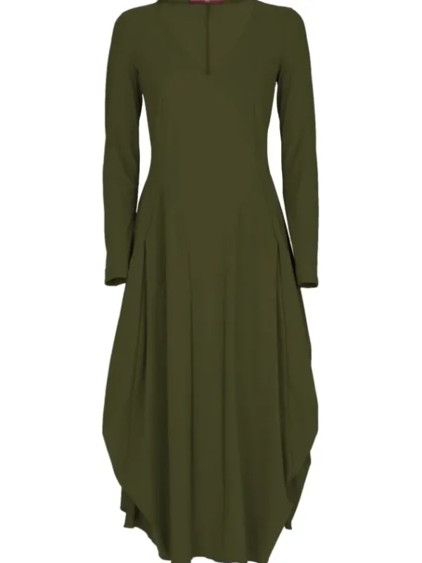 High dresses AT LENGTH S21777 Green