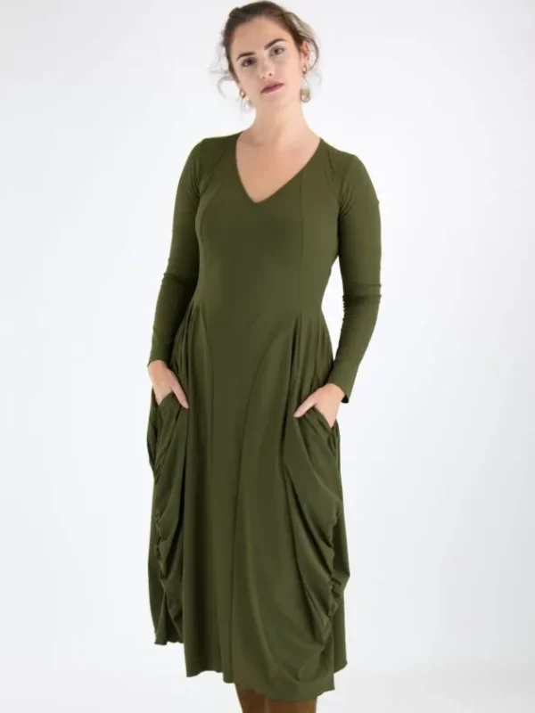 High dresses AT LENGTH S21777 Green