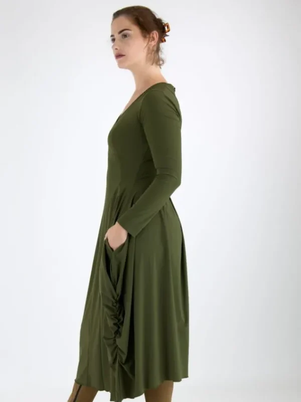 High dresses AT LENGTH S21777 Green