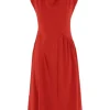 High dresses DARING S21791 Red