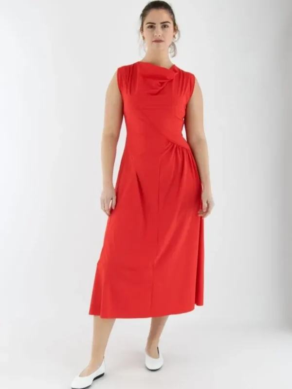 High dresses DARING S21791 Red