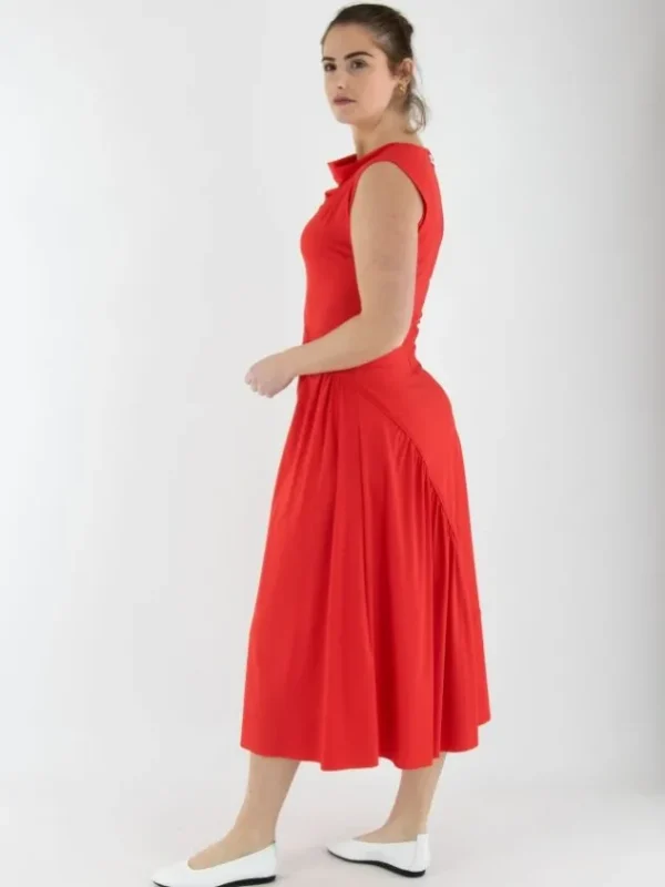 High dresses DARING S21791 Red
