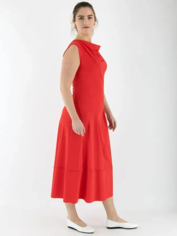 High dresses DARING S21791 Red