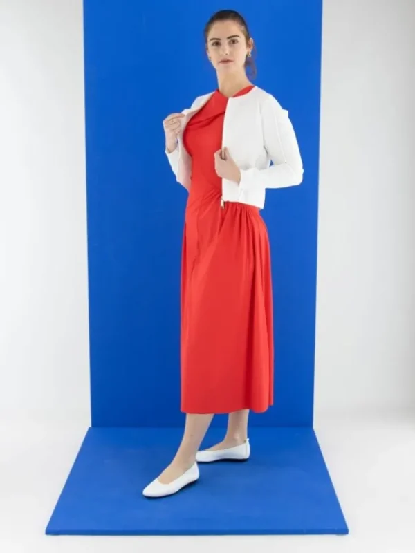 High dresses DARING S21791 Red
