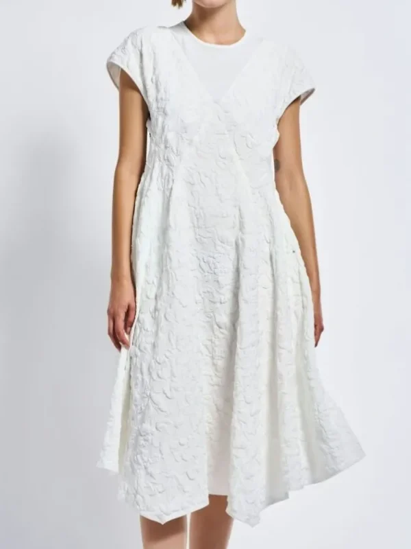 High dresses PARTY S21807 White