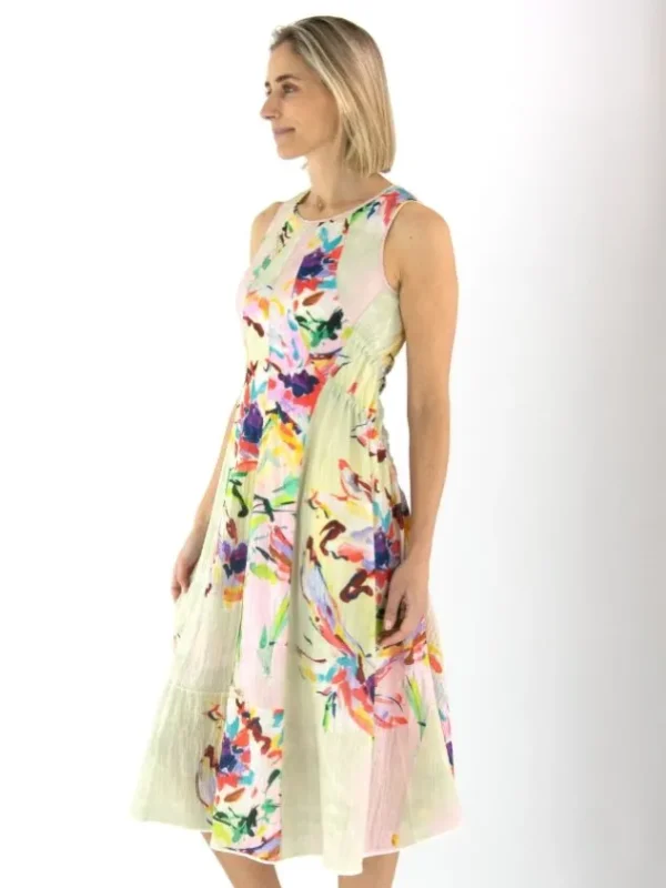 High dresses PEACEFULLY S21804 Multi color